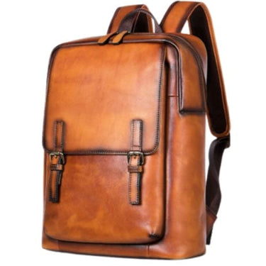 Mochila Piel Hombre Portatil